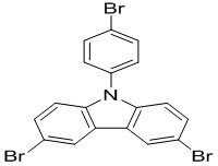 3,6-дибромо-9-(4-бромо-фенил)-9Н-карбазол CAS: 73087-83-9